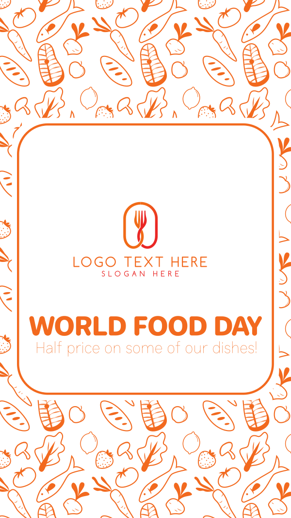 World Food Day Pattern Instagram Story Design Image Preview