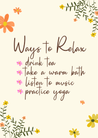 Ways to relax Poster Image Preview