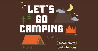 Camp Out Facebook ad Image Preview