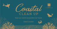 Coastal Cleanup Facebook Ad Design