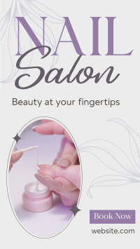 Beauty Nail Salon Instagram Reel Design