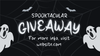 Spooktacular Giveaway Promo Animation Design