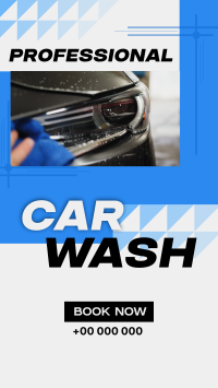 Professional Car Wash Services Facebook story Image Preview