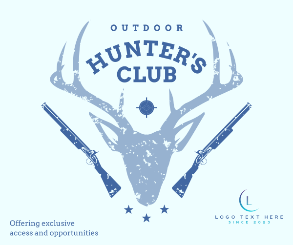 Join The Hunter's Club Facebook Post Design Image Preview