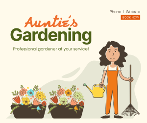Auntie's Gardening Facebook post