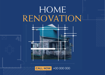 Home Renovation Postcard Image Preview