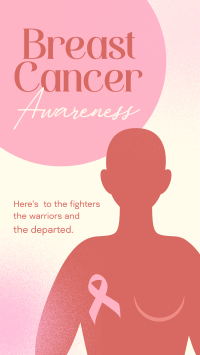 Breast Cancer Warriors Instagram Story Design
