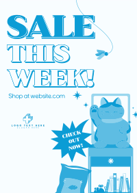 Cat Supplies Sale Poster Image Preview