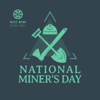 Miner's Day Badge Instagram Post Image Preview