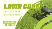 Lawn Maintenance Services Facebook Event Cover Design