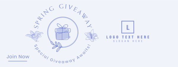 Spring Giveaway Facebook Cover Design Image Preview