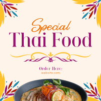 Special Thai Food Instagram Post Design