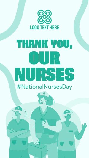National Nurses Day Instagram story Image Preview