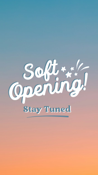 Soft Opening Launch Cute YouTube short Image Preview