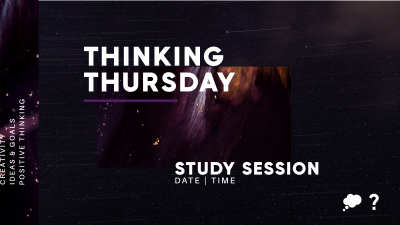 Thursday Study Session Facebook event cover Image Preview