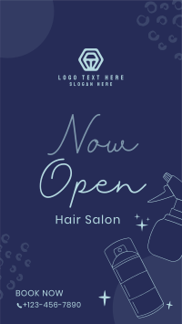 Hair Salon Opening Instagram reel Image Preview