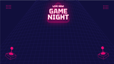 Game Night Zoom Background Image Preview