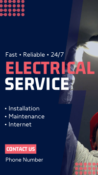 Handyman Electrical Service YouTube short Image Preview
