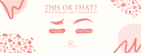 Beauty Products Poll Facebook cover Image Preview
