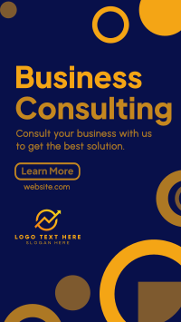 Abstract and Shapes Business Consult Instagram reel Image Preview