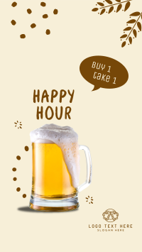 Happy Hour Buy 1 Get 1 Instagram Story Preview