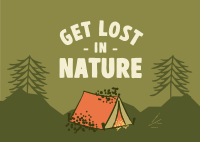 Lost in Nature Postcard Image Preview