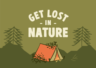 Lost in Nature Postcard Image Preview