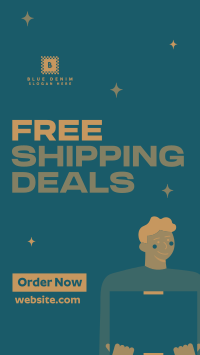 Cool Free Shipping Deals Instagram Reel Image Preview