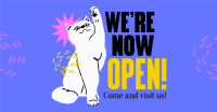 Our Vet Clinic is Now Open Facebook Ad Design