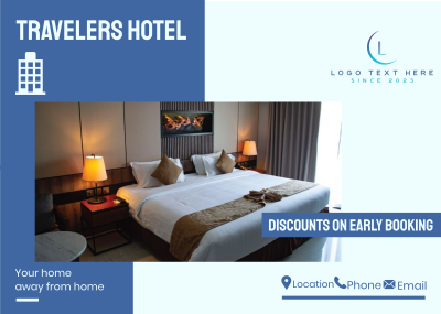 Travelers Hotel Postcard Image Preview