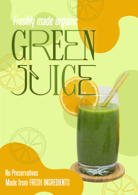 Fresh Healthy Drink Poster Design