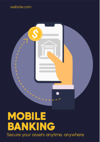 Mobile Banking Flyer Design
