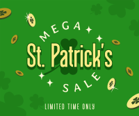 St. Patrick's Mega Sale Facebook Post Design