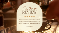 Simple Cafe Testimonial Animation Image Preview