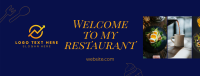 Restaurant Open Facebook cover Image Preview