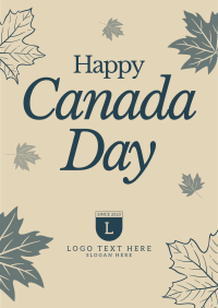 Canadian Leaves Flyer Design