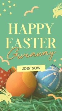 Quirky Easter Giveaways Facebook Story Design