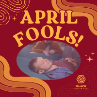 Groovy April Fools Greeting Instagram post Image Preview