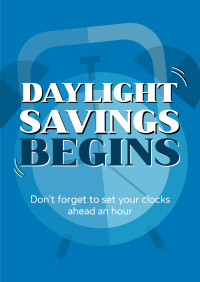 Playful Daylight Savings Poster Image Preview