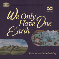 Celebrating Earth Day Instagram Post Design