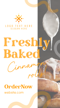 Freshly Baked Cinnamon Instagram Reel Design