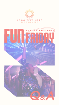 Friday Party Q&A Instagram Reel Design