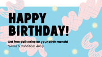 Birthday Delivery Deals Animation Image Preview