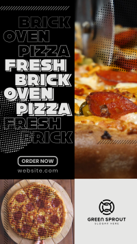 Yummy Brick Oven Pizza TikTok Video Image Preview