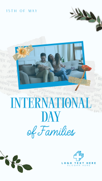 Day of Families Scrapbook Instagram reel Image Preview