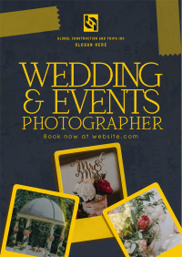 Rustic Wedding Photographer Poster Image Preview