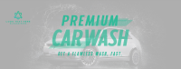 Premium Car Wash Facebook cover Image Preview