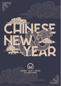 Oriental Chinese New Year Flyer Image Preview