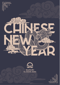 Oriental Chinese New Year Flyer Image Preview