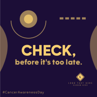 Cancer Awareness Movement Instagram Post Design